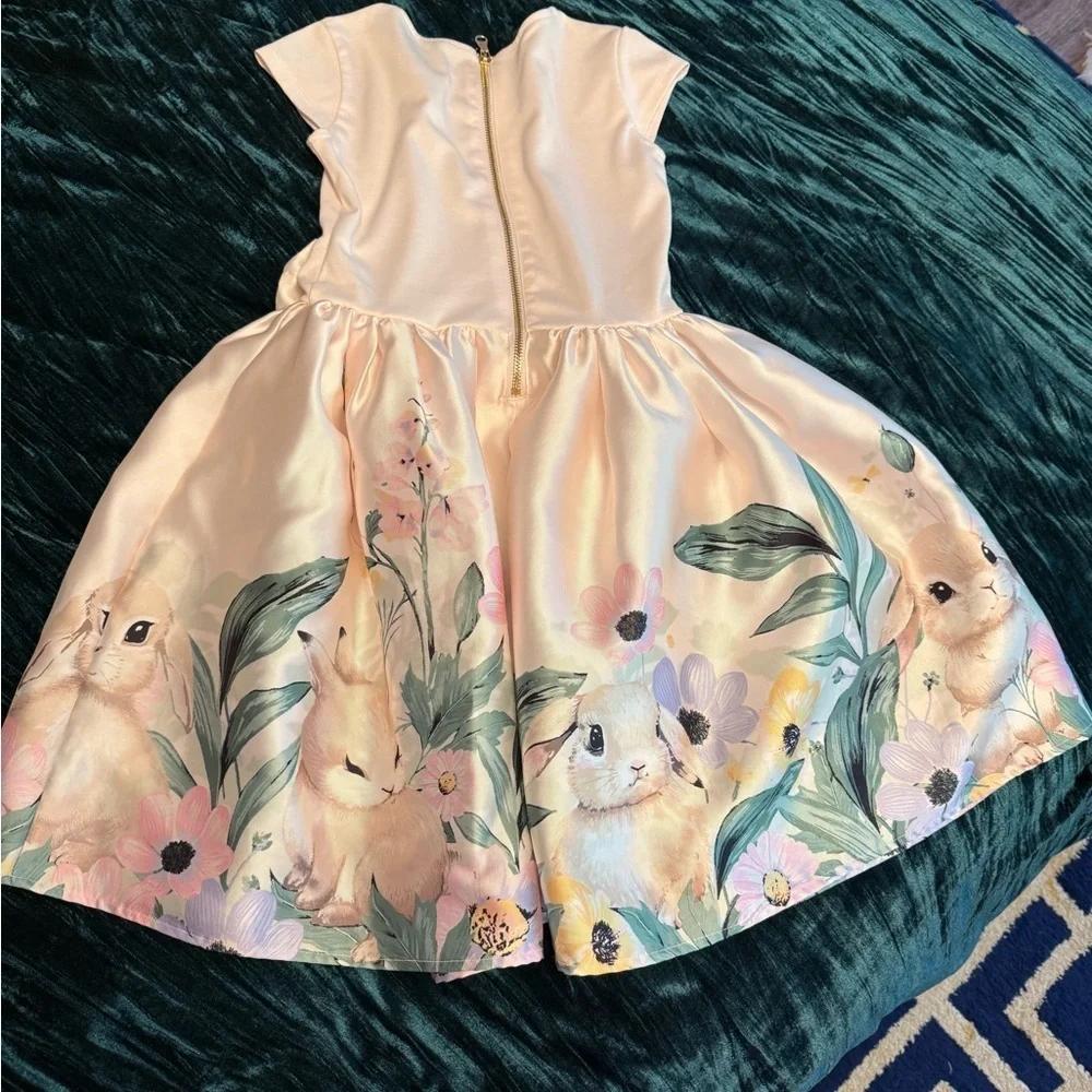 H&M Cream Floral Kids Dress - Picture 2 of 3